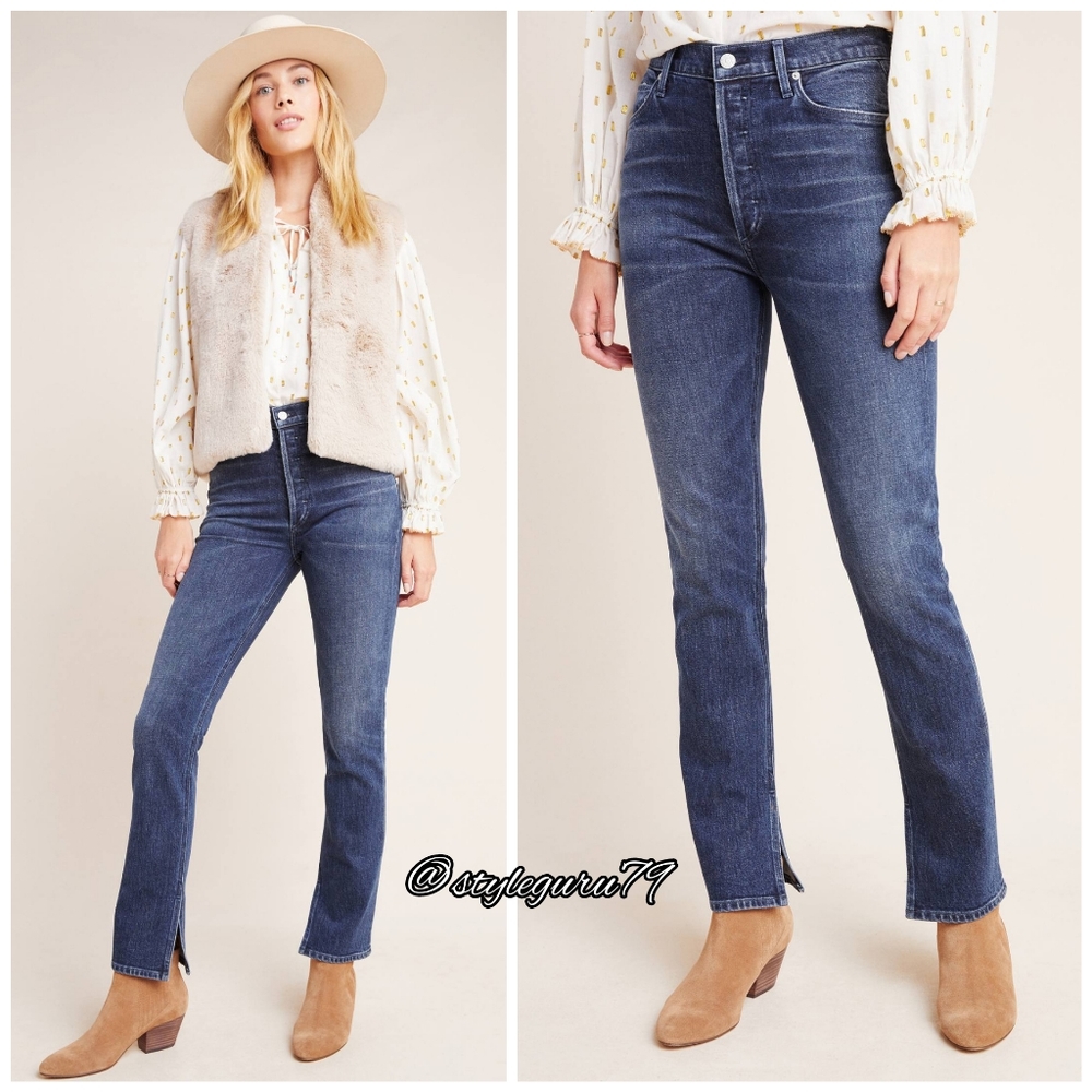 NWT, Anthropologie, Olivia Ultra High-Rise Jeans